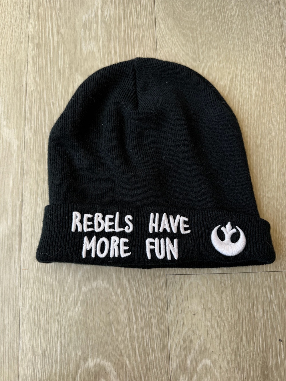 Star Wars “Black 'Rebels Have More Fun' Beanie